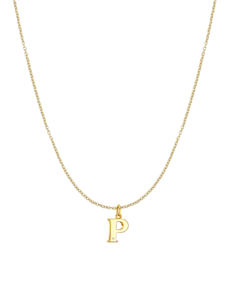 Collar inicial con circonita - Image 19