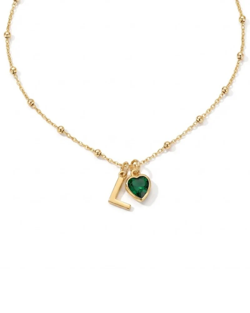 Collar Inicial corazón - Image 2