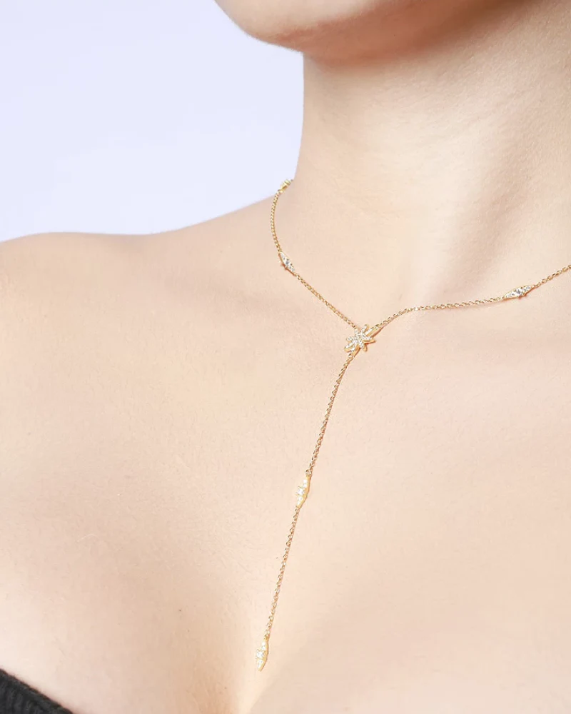 Collar Long Stars Silver - Image 2