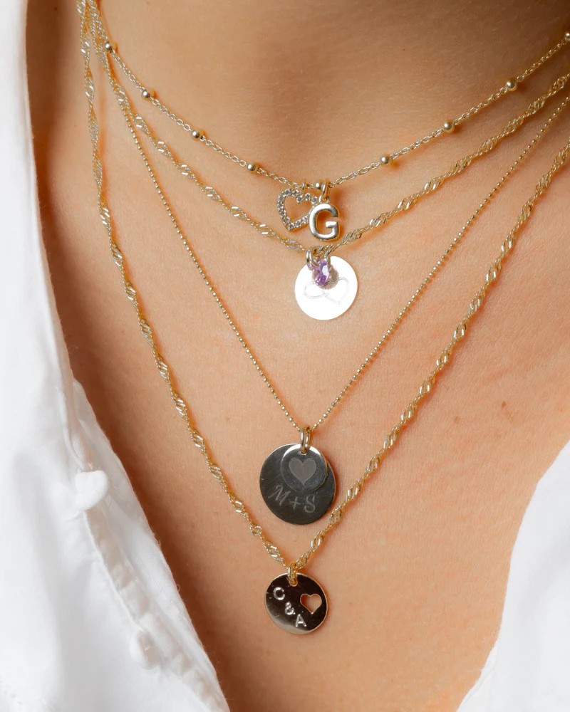 Collar Love shine initial - Image 2
