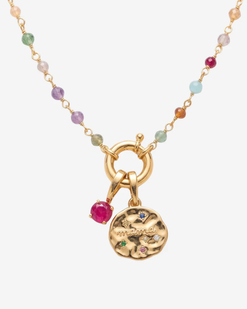 Collar Mamá Bella Semipreciosa multicolor - Image 2