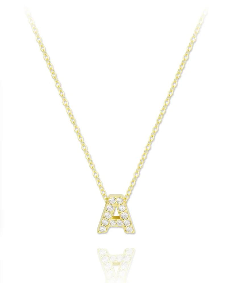 Collar mini inicial white
