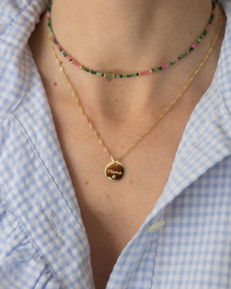 Collar Mother circonita Blanca - Image 3
