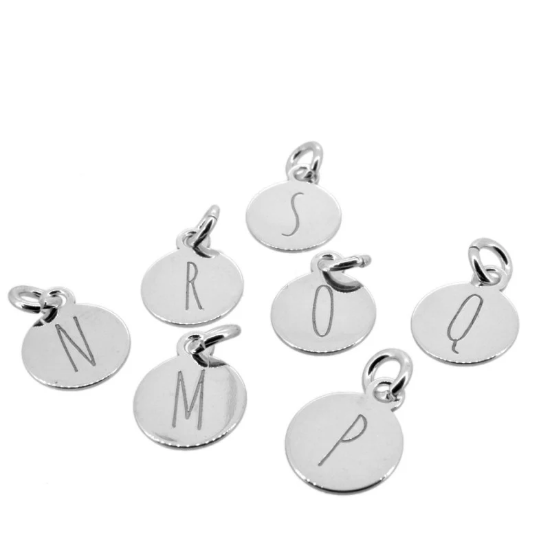 COLLAR SIMPLE INITIAL VINTAGE SILVER - Image 3