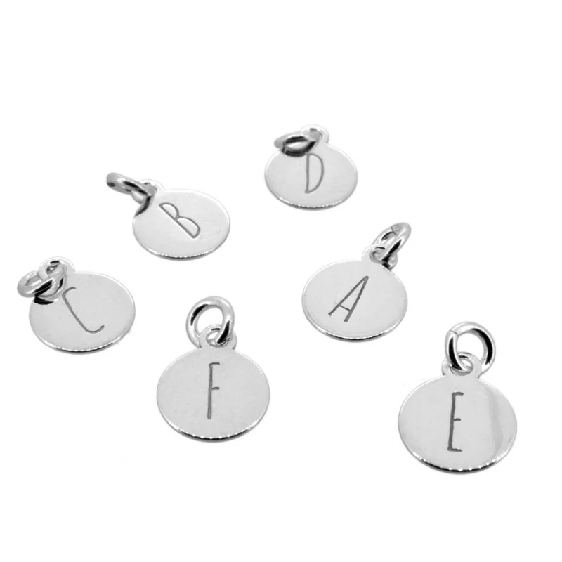 COLLAR SIMPLE INITIAL VINTAGE SILVER - Image 5