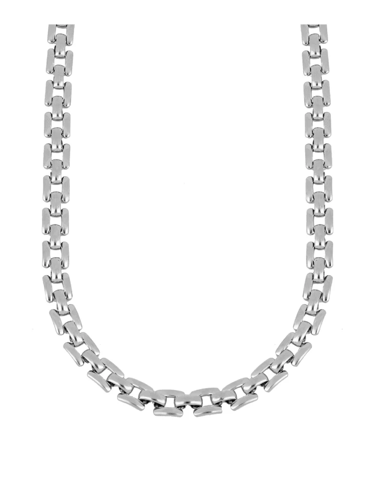 Collar trenza fina acero - Image 3