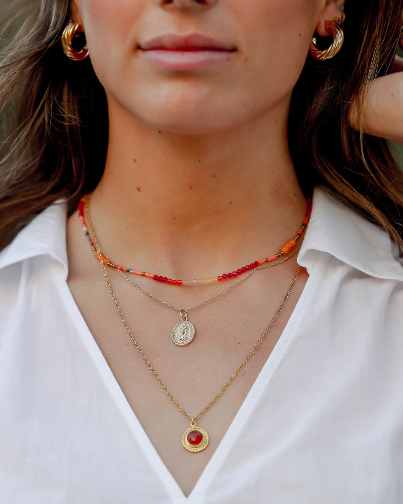 Collar Virgen de Guadalupe Acero - Image 2