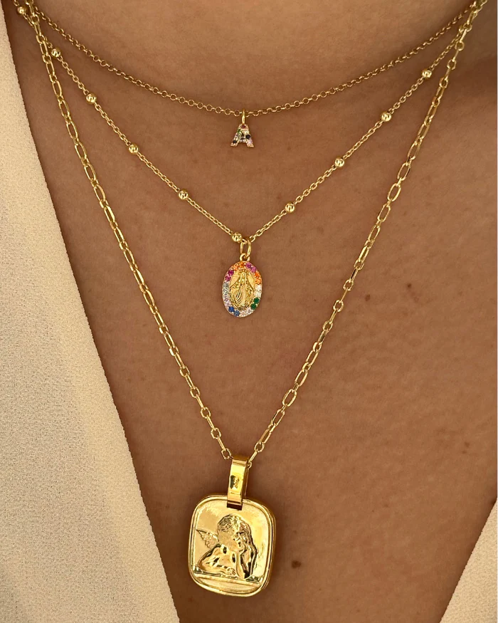 Collar Virgen de la Milagrosa Colors - Image 2