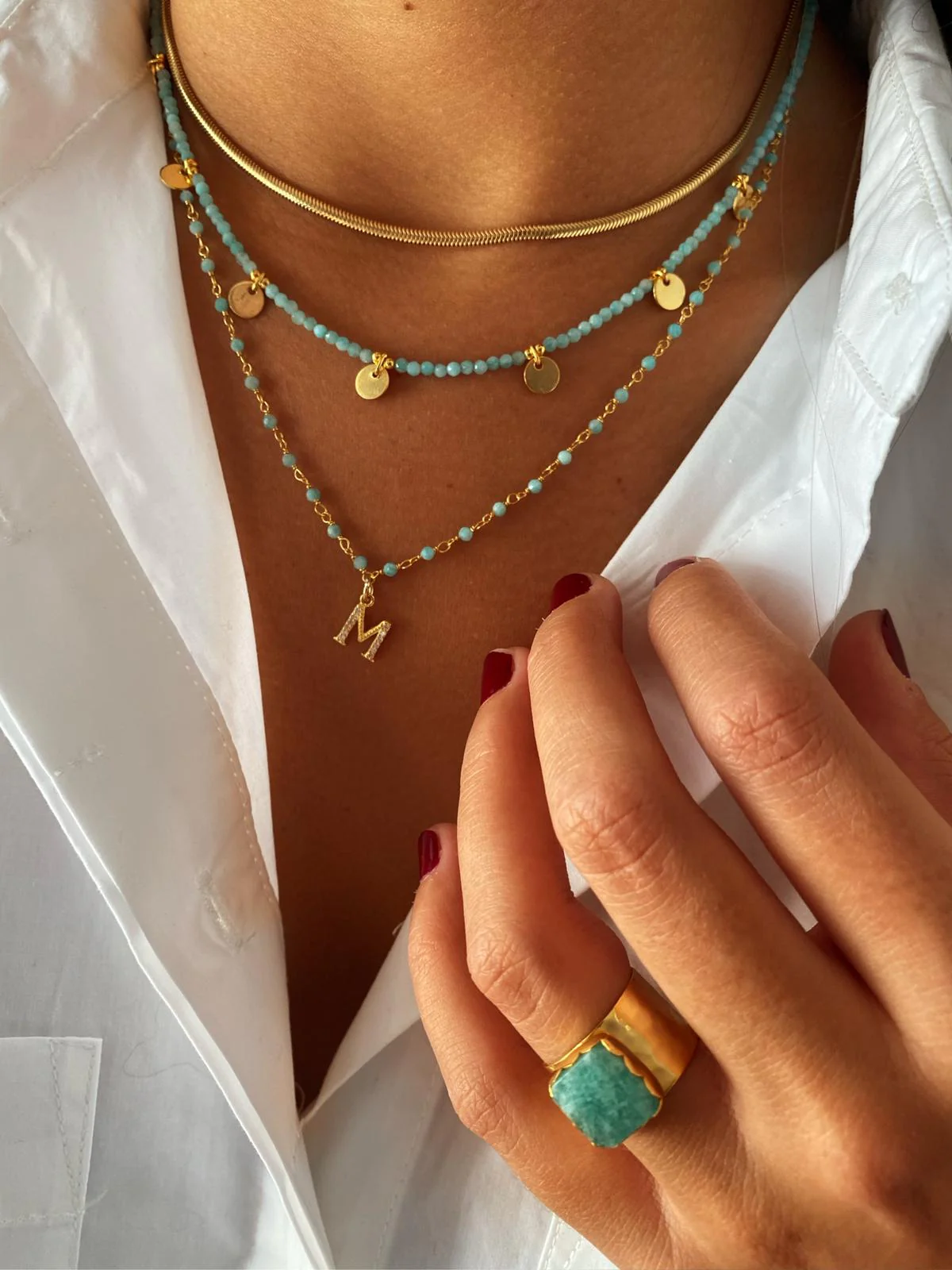 Conjunto Amazonita (opcional conjunto o por separado)