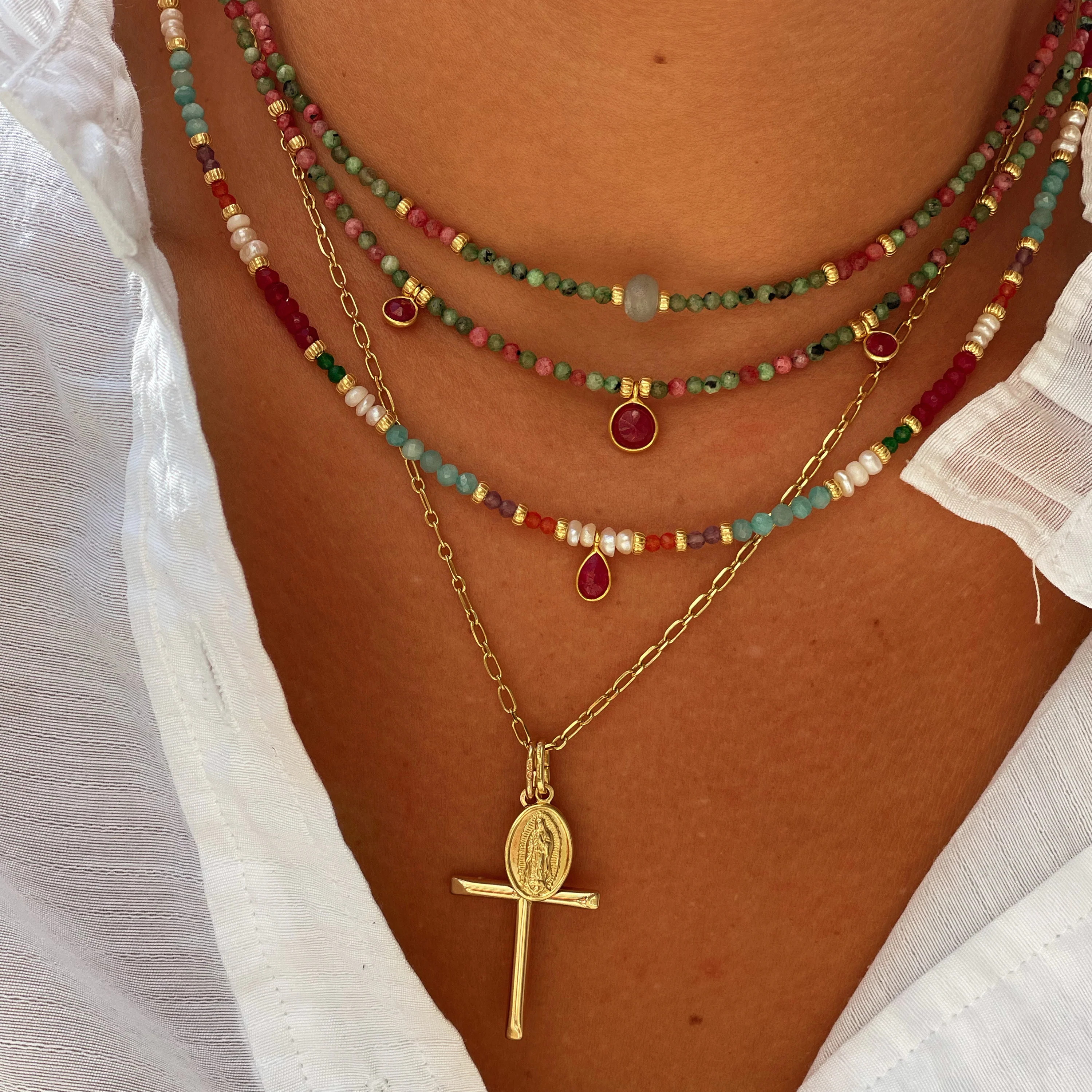 Conjunto Apatite (conjunto de dos collares o por separado) - Image 2