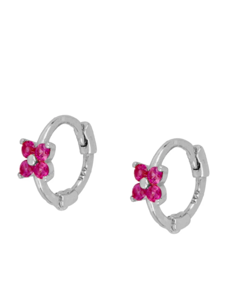 Pendientes mini Spring Colors Silver (elige tu color favorito) - Image 5