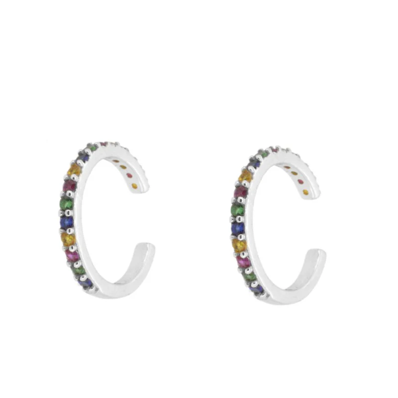 EARCUFF IRIS SILVER