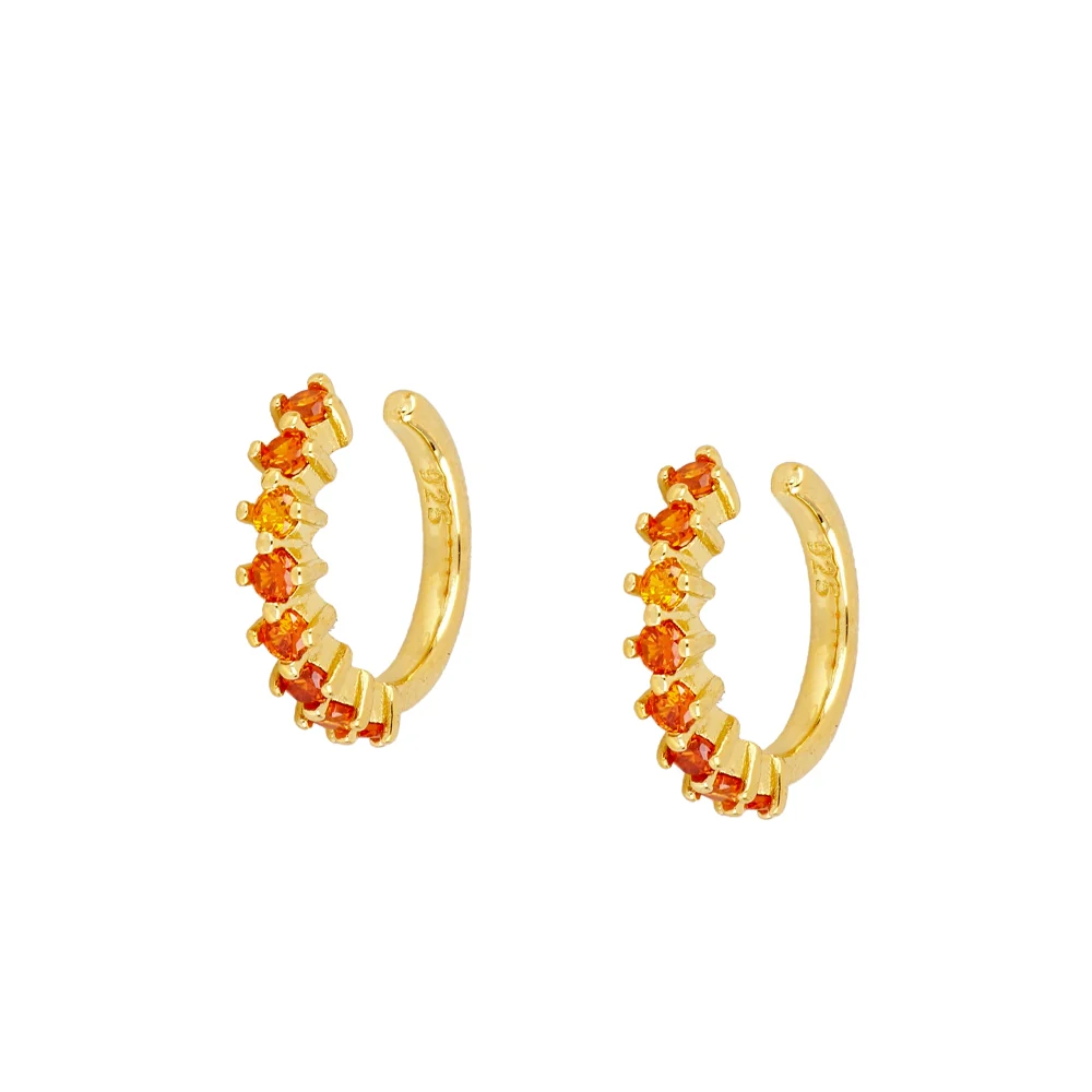 Earcuff shine Naranja