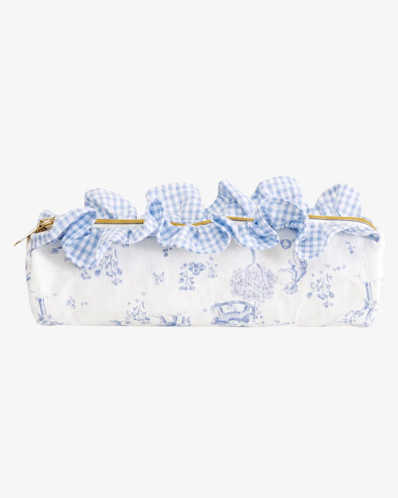 Estuche Baby Toile de Jouy azul - Image 2