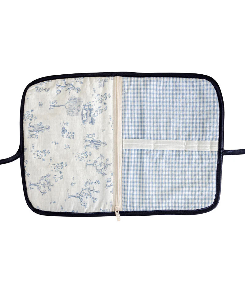 Estuche de maquillaje Baby Toile de Jouy azul - Image 3