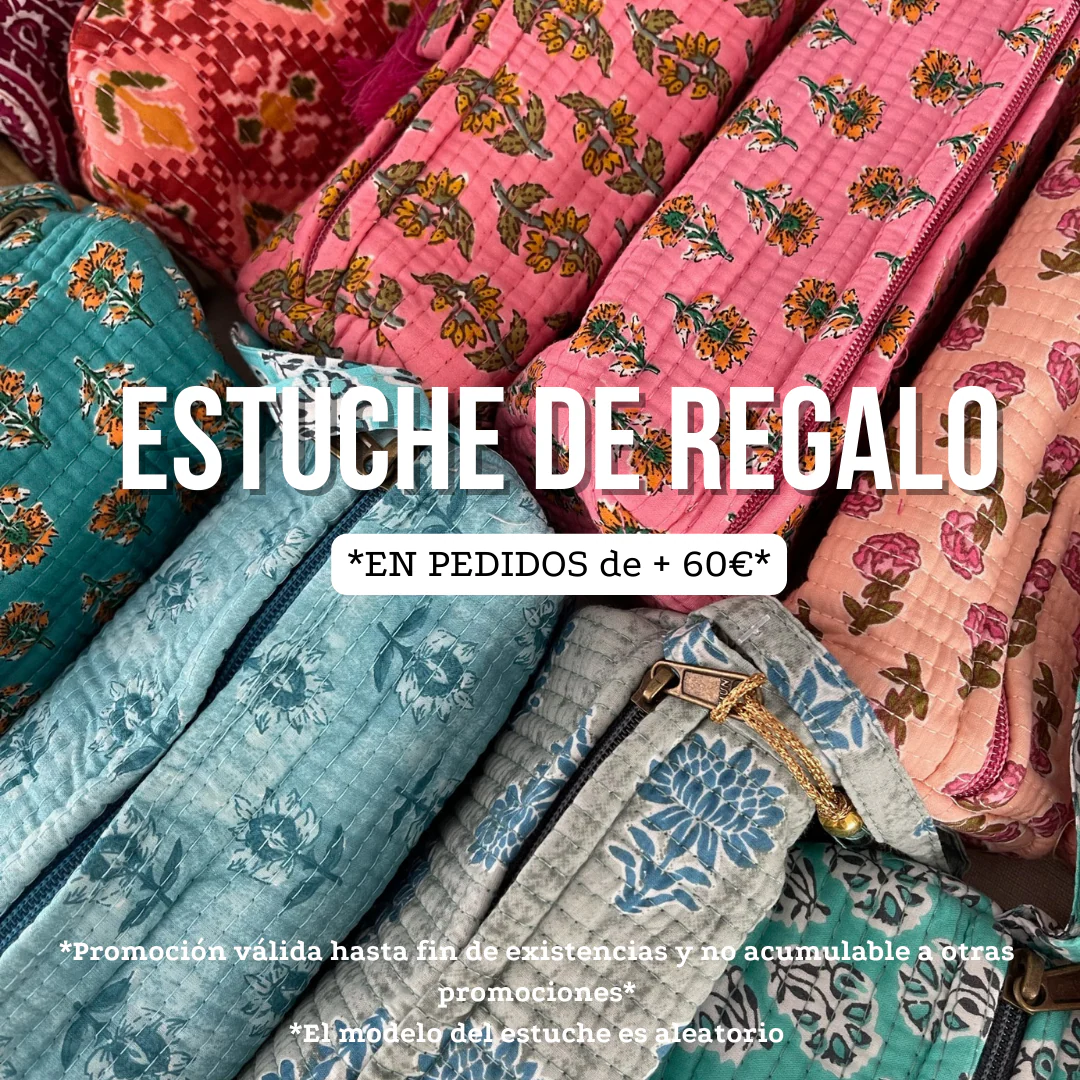 Estuche estampado étnico DE REGALO