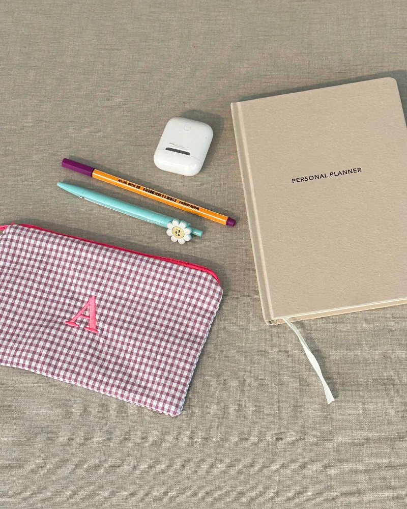 Estuche rosa fluor