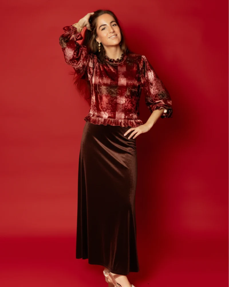 Falda Leonor brown - Image 3