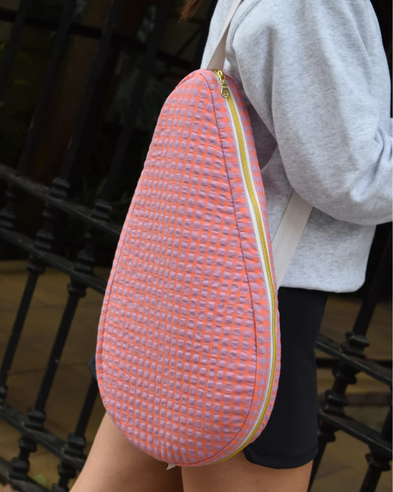Funda de pala de pádel personalizada Vichy Orange - Image 5