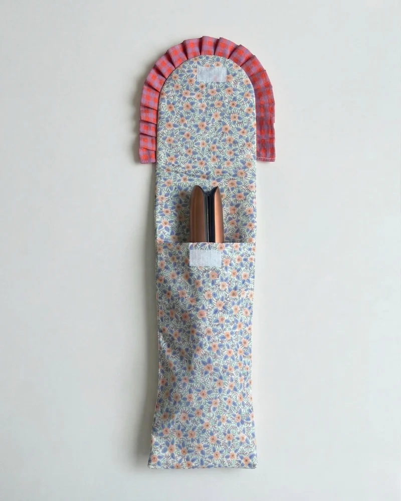 Funda de plancha de pelo Orange Flowers - Image 3