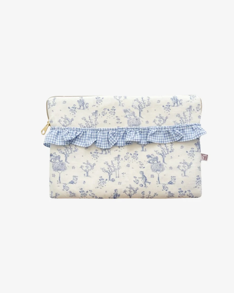 Funda personalizada Baby Toile de Jouy azul - Image 2