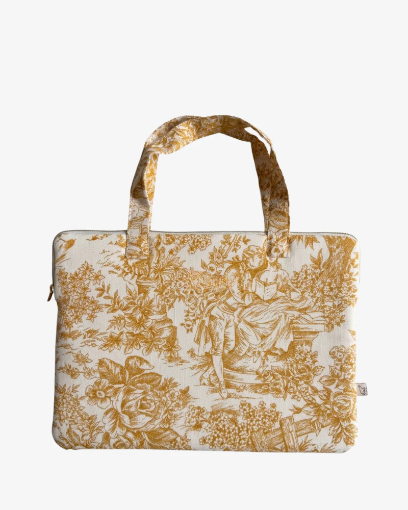 Funda personalizada Toile de Jouy Amarillo - Image 2