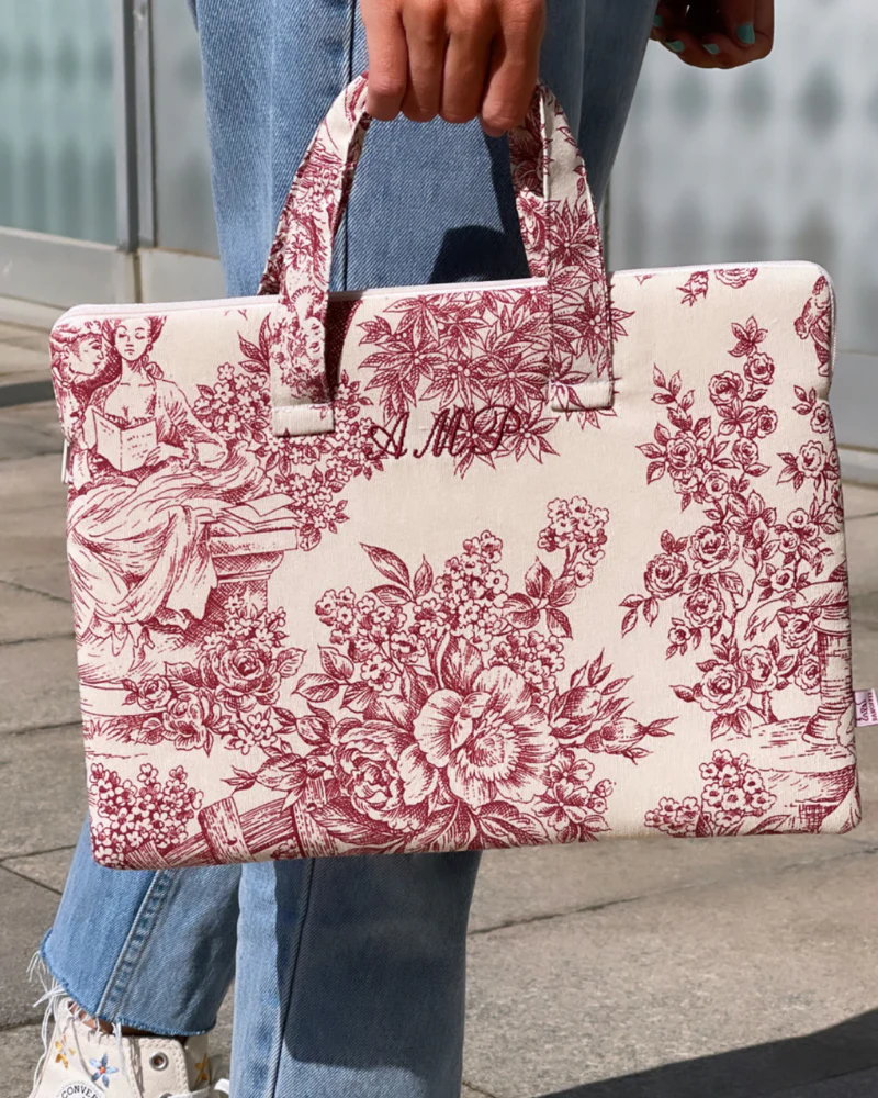 Funda personalizada Toile de jouy con asas - Image 5
