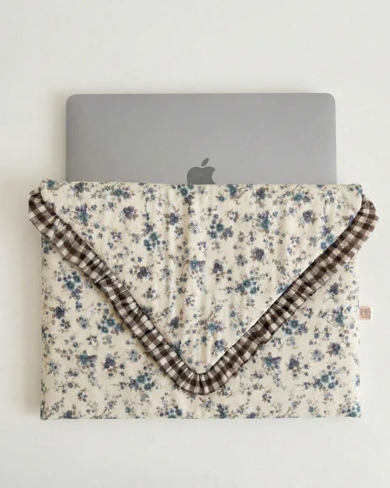 Funda de ordenador personalizada Vichy brown