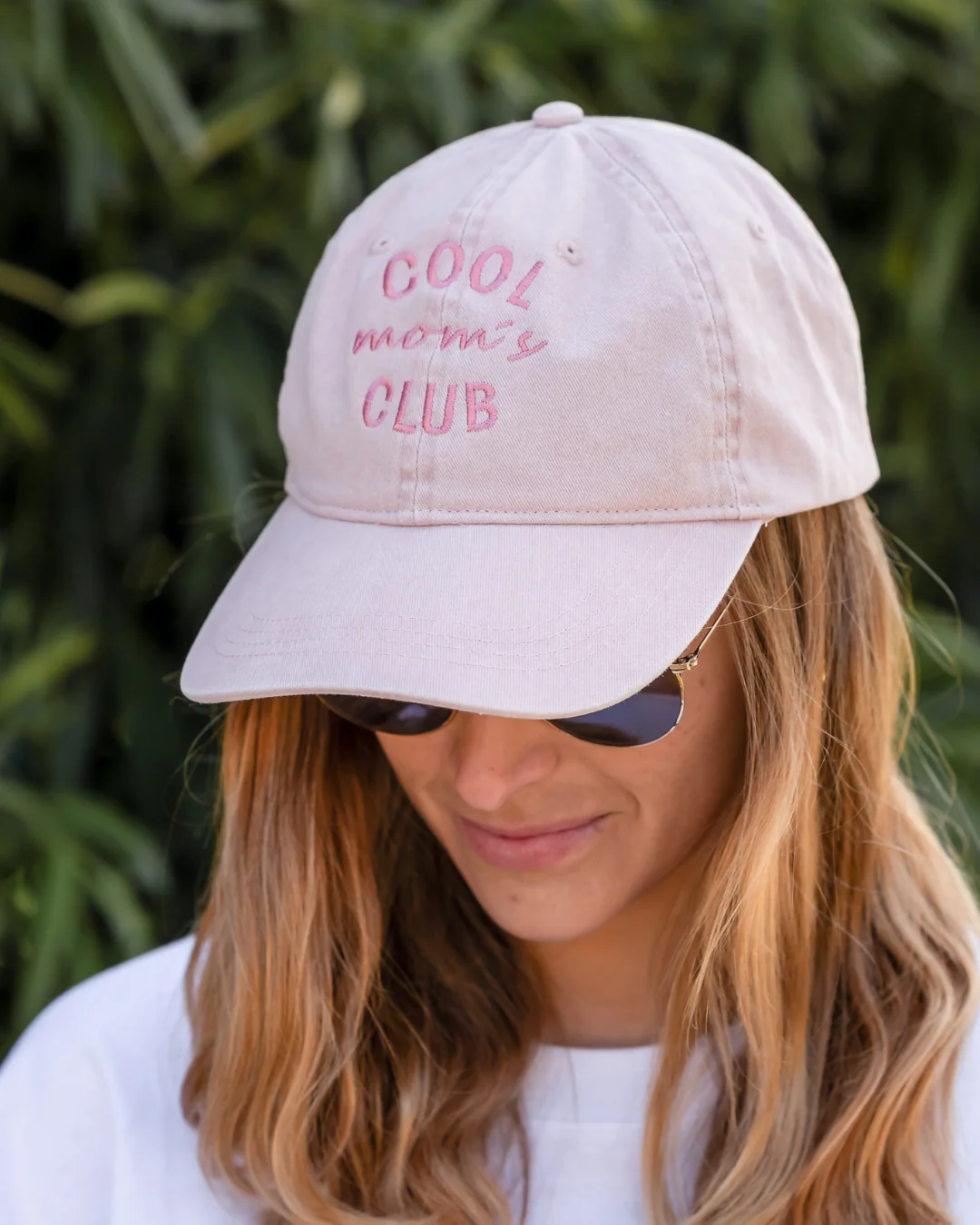 Gorra personalizada Cool Mom's Club azul - Image 3