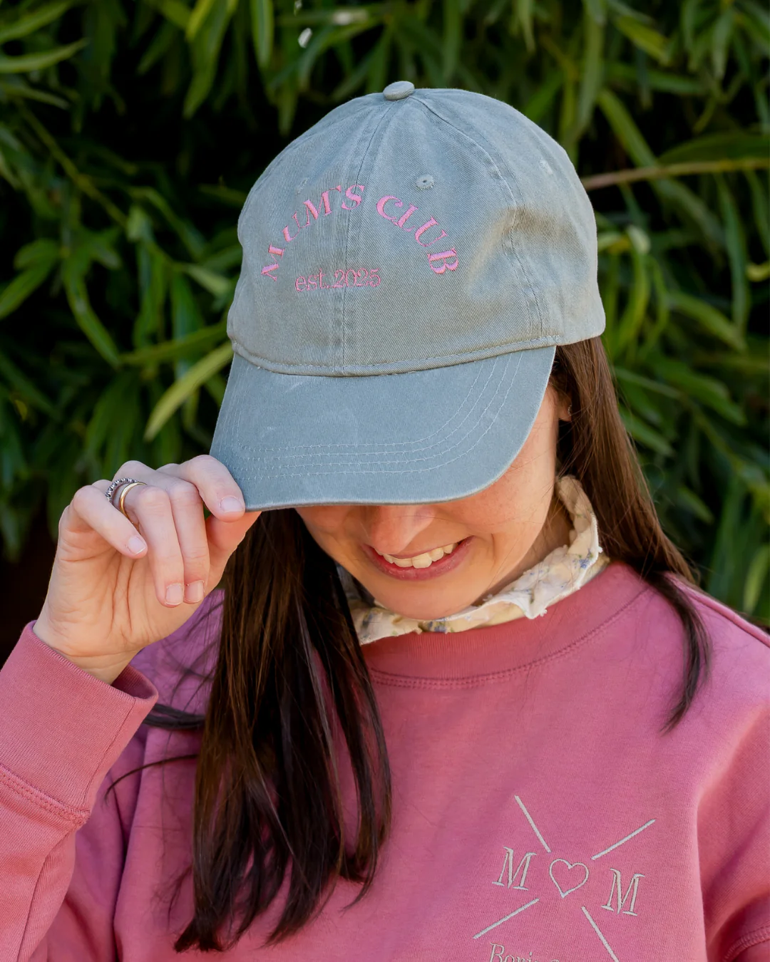Gorra personalizada dos frases rosa - Image 3