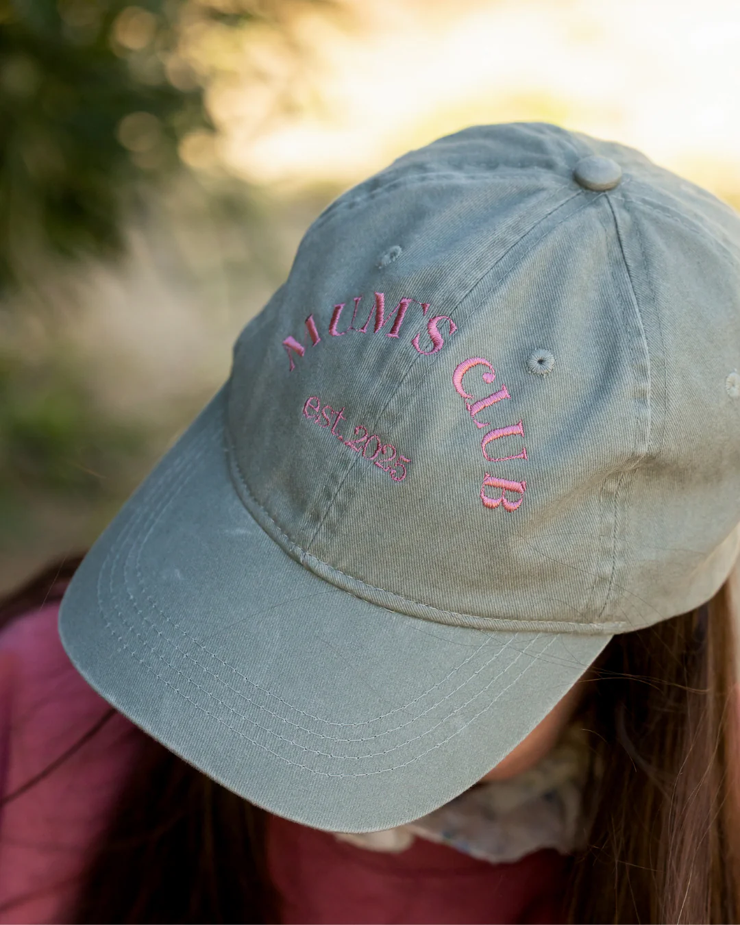 Gorra personalizada dos frases rosa - Image 4