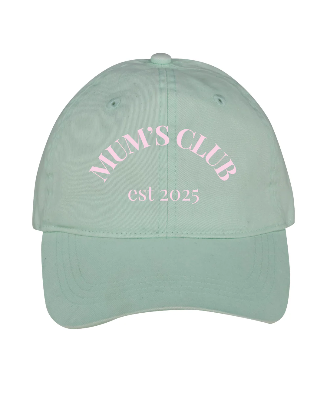 Gorra personalizada dos frases verde mint