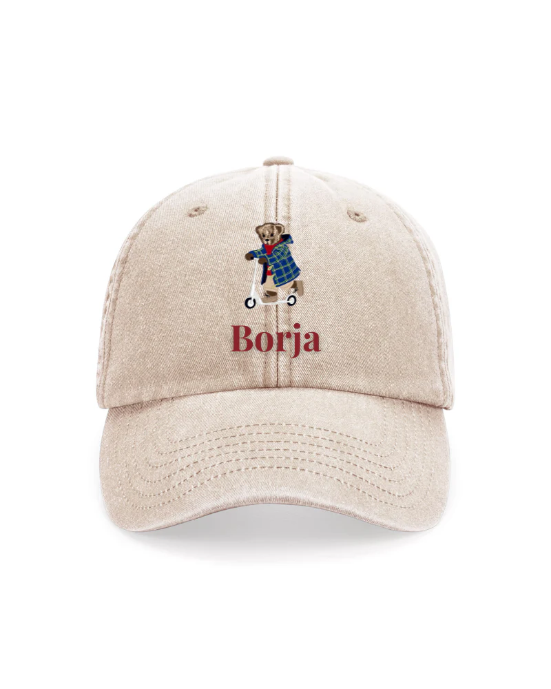 Gorra personalizada Oso Patinete - Image 3