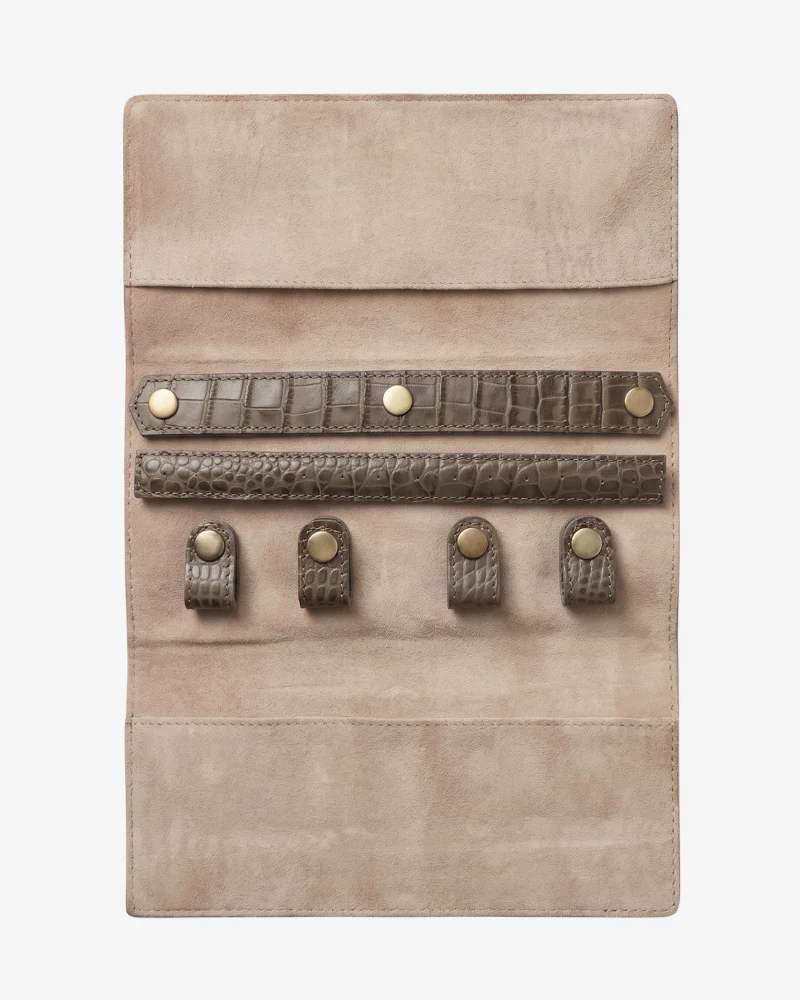 Joyero croco taupe - Image 3