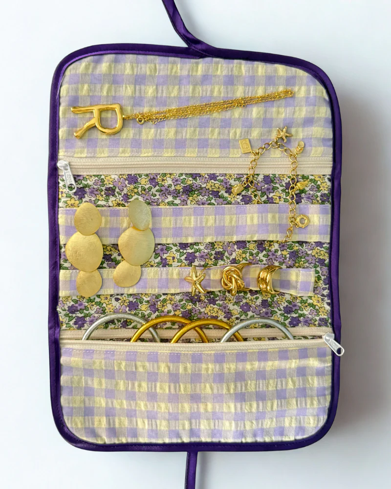 Joyero Personalizado Vichy lila - Image 3