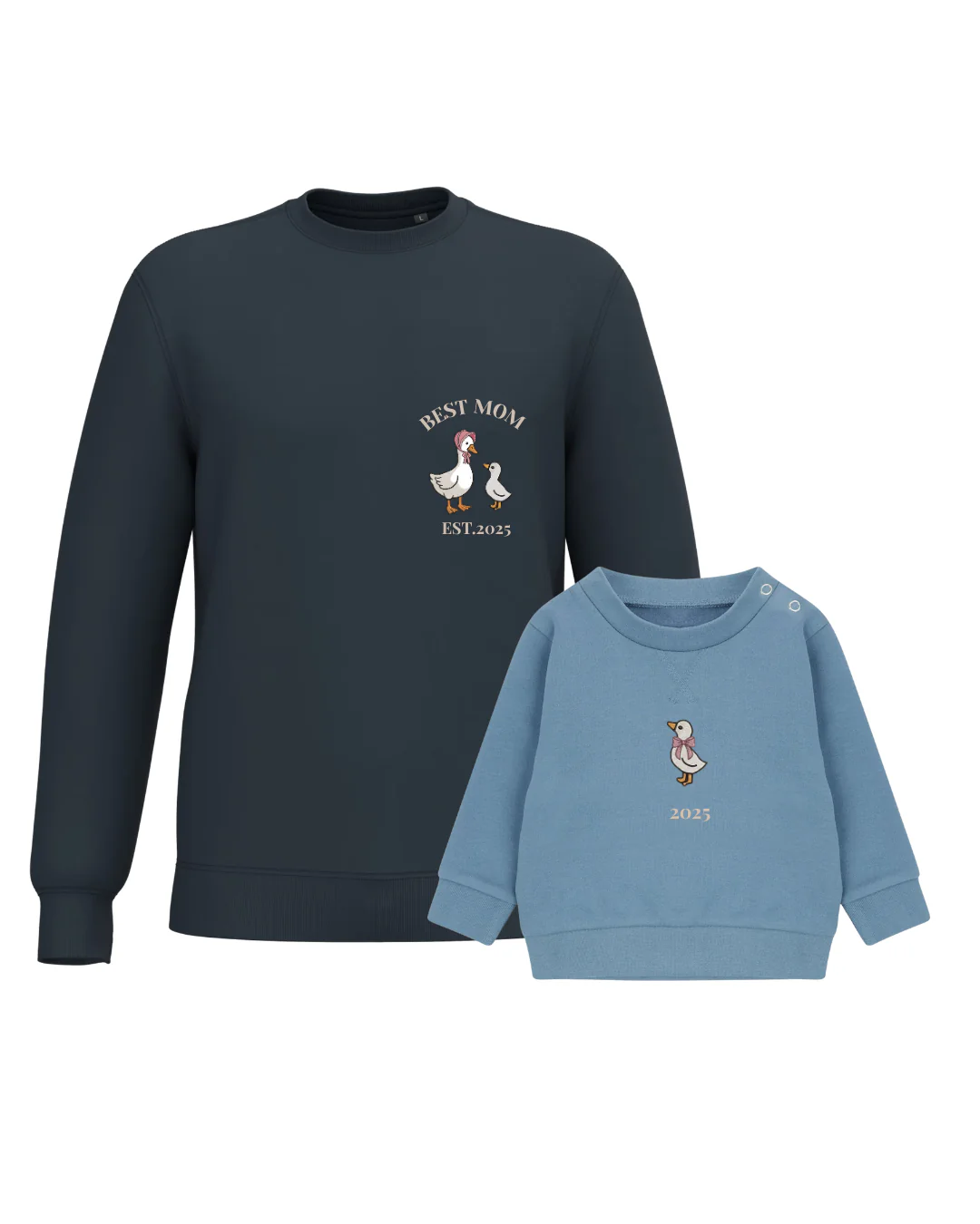 Pack bebé y Mamá sudaderas personalizadas ganso (hasta 36 meses) - Image 11