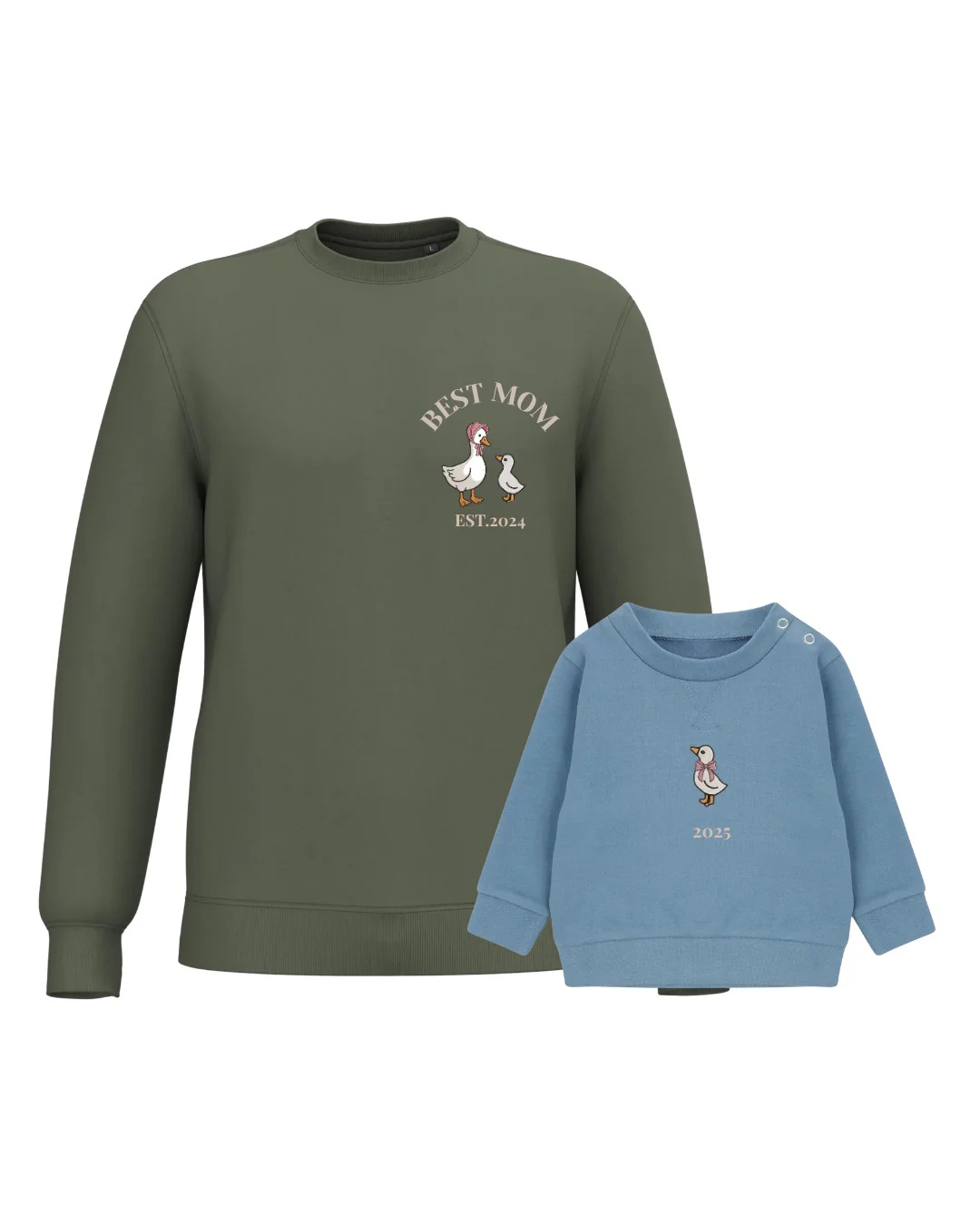 Pack bebé y Mamá sudaderas personalizadas ganso (hasta 36 meses) - Image 17