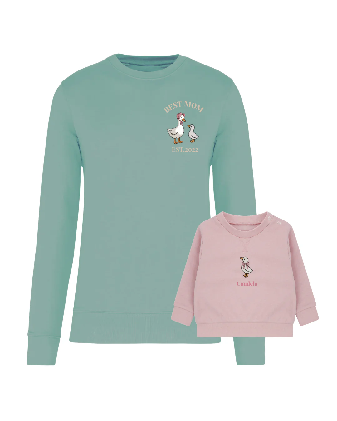 Pack bebé y Mamá sudaderas personalizadas ganso (hasta 36 meses) - Image 22