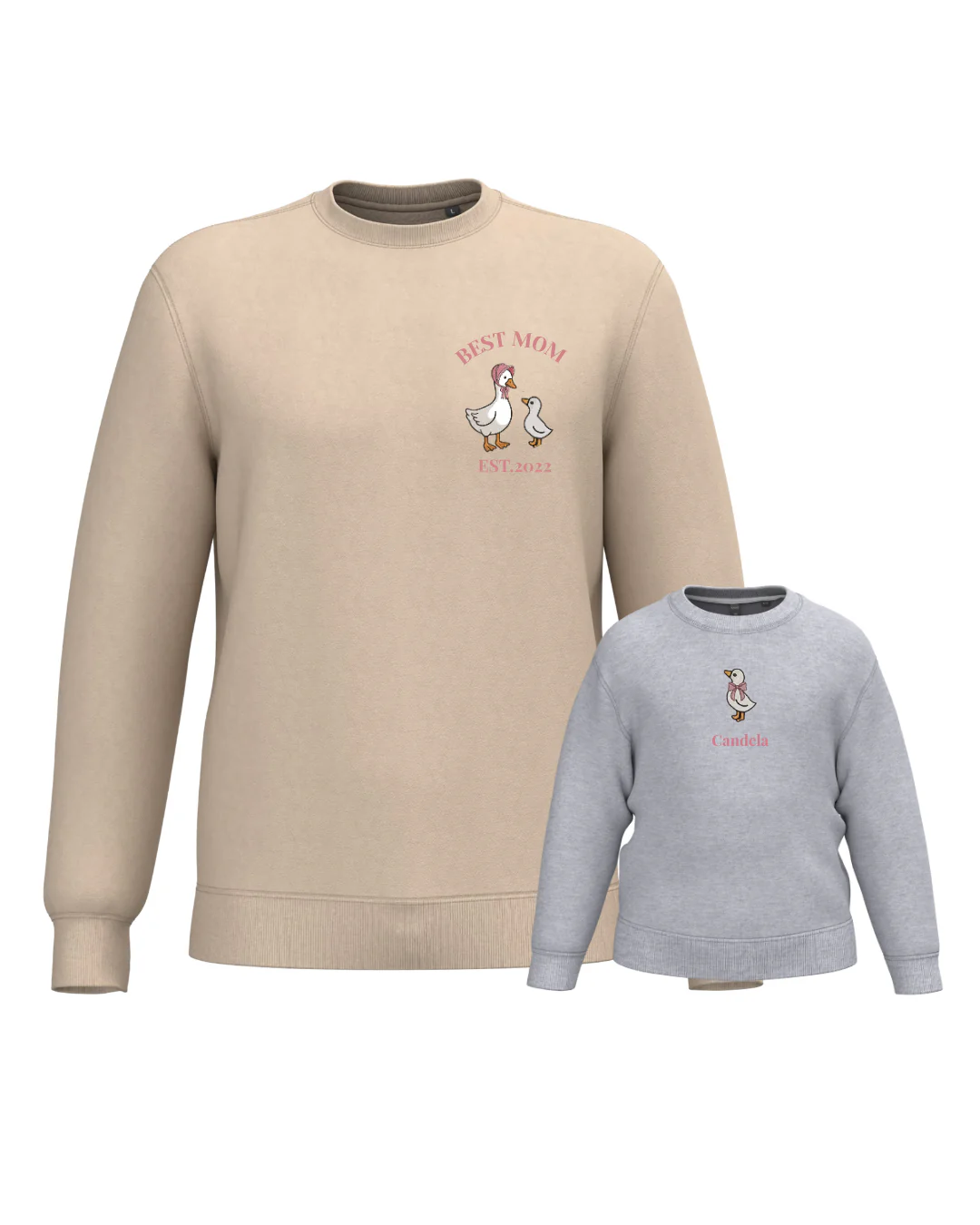Pack bebé y Mamá sudaderas personalizadas ganso (hasta 36 meses) - Image 26