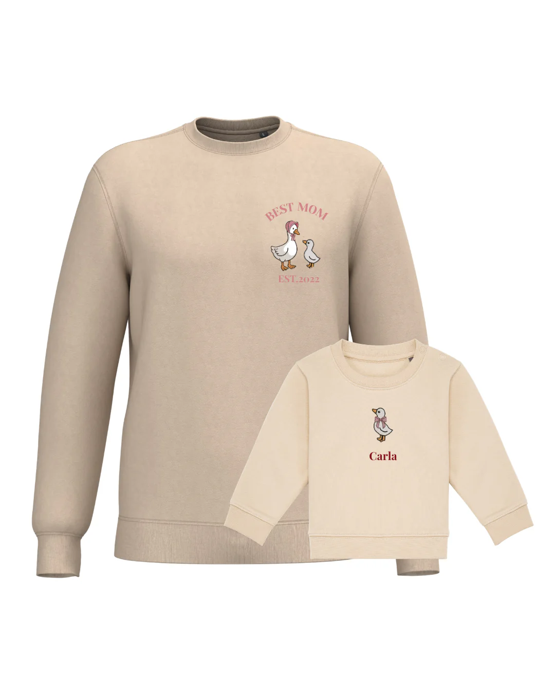 Pack bebé y Mamá sudaderas personalizadas ganso (hasta 36 meses) - Image 27