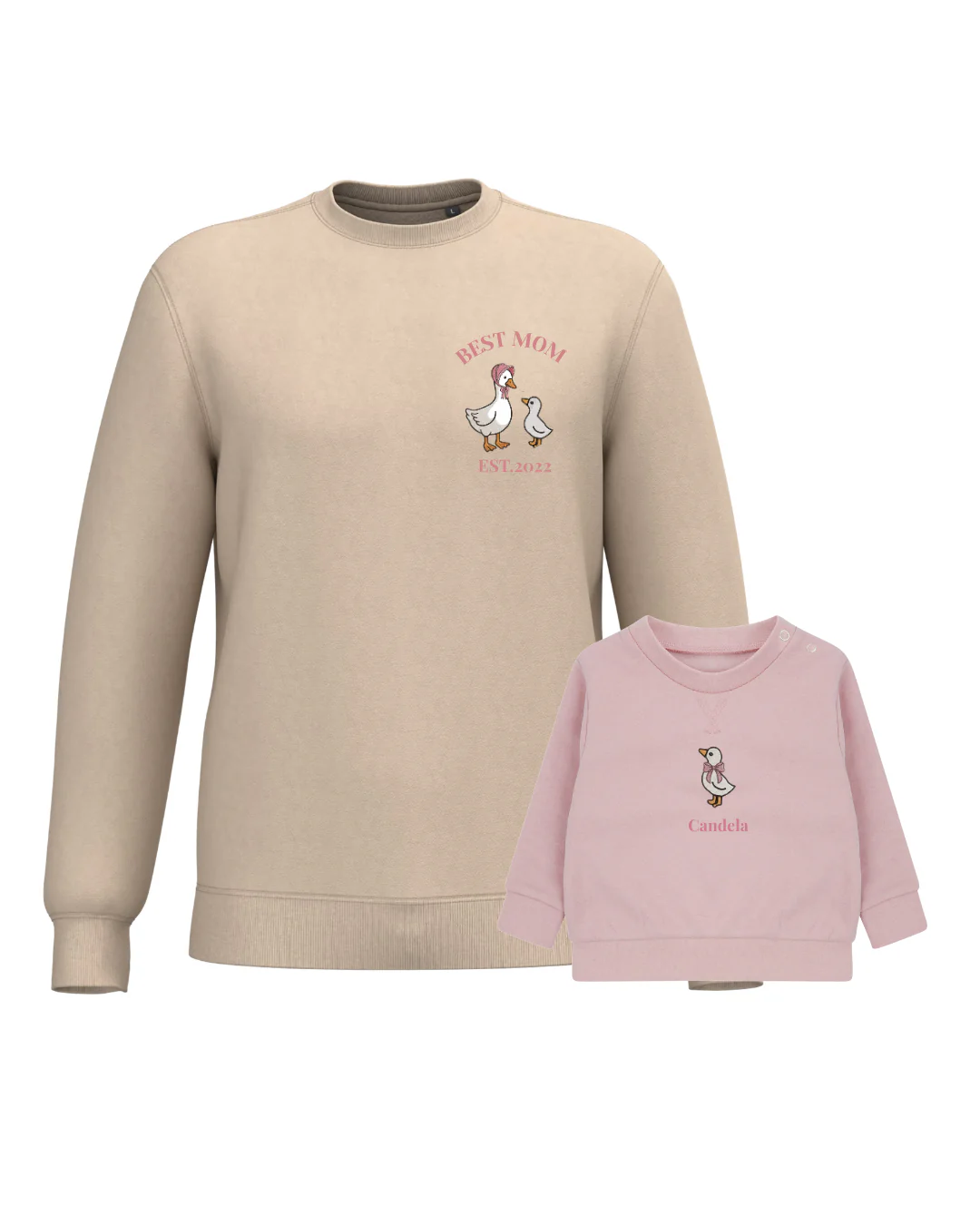 Pack bebé y Mamá sudaderas personalizadas ganso (hasta 36 meses) - Image 28