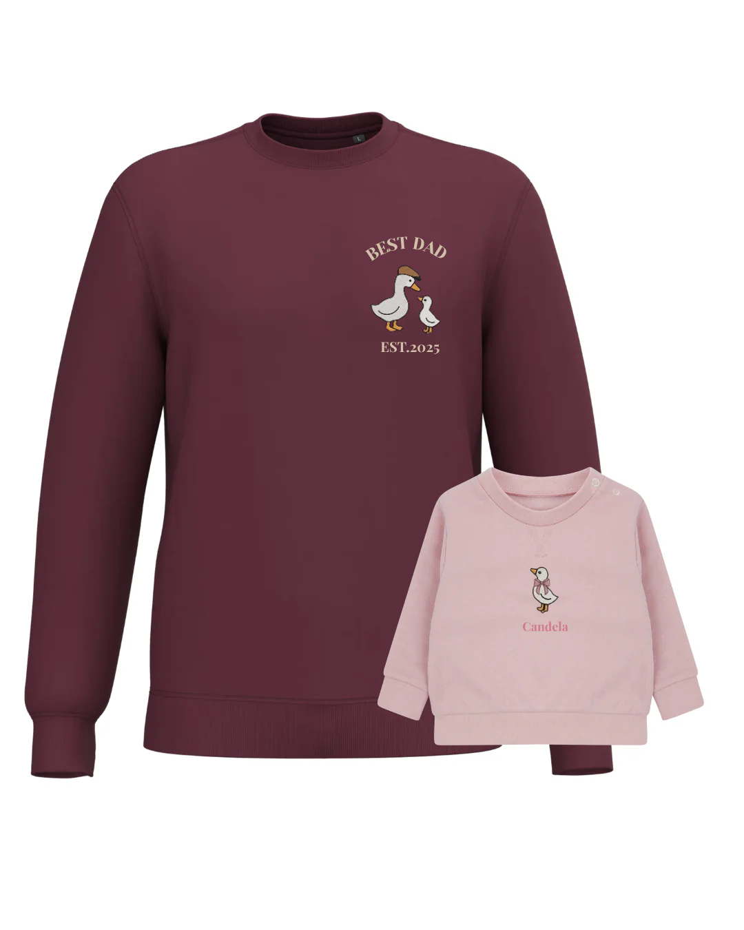 Pack bebé y Mamá sudaderas personalizadas ganso (hasta 36 meses) - Image 40
