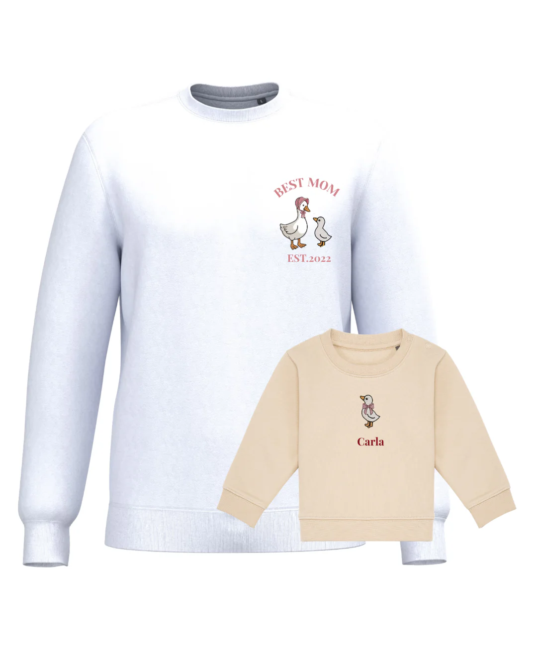 Pack bebé y Mamá sudaderas personalizadas ganso (hasta 36 meses) - Image 47