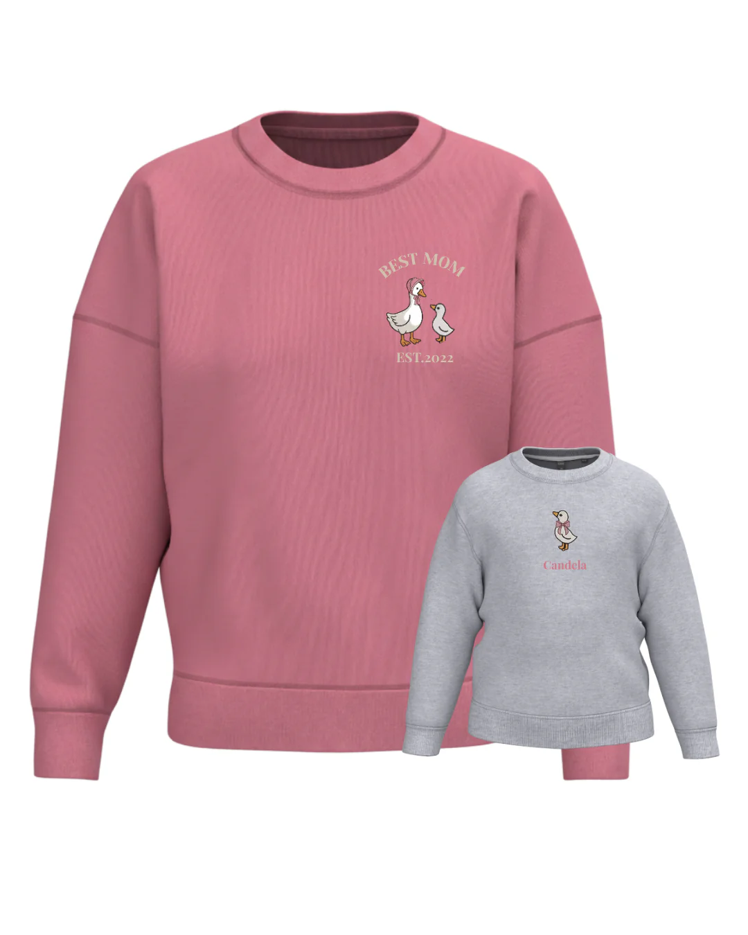 Pack bebé y Mamá sudaderas personalizadas ganso (hasta 36 meses) - Image 56