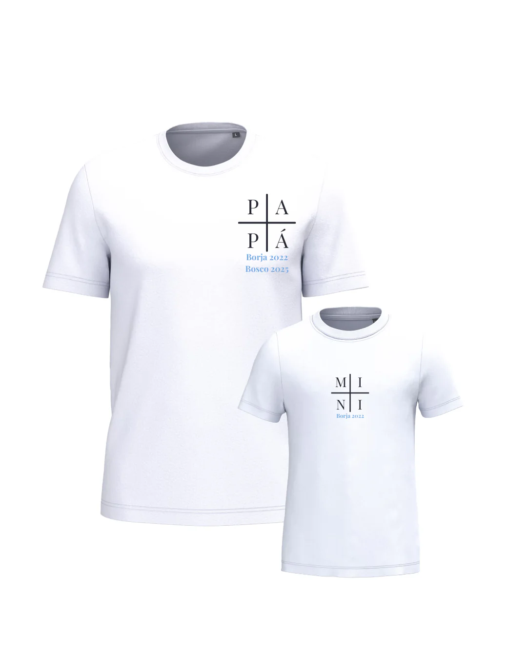 Pack camisetas personalizadas Cross Papá y Mini - Image 8