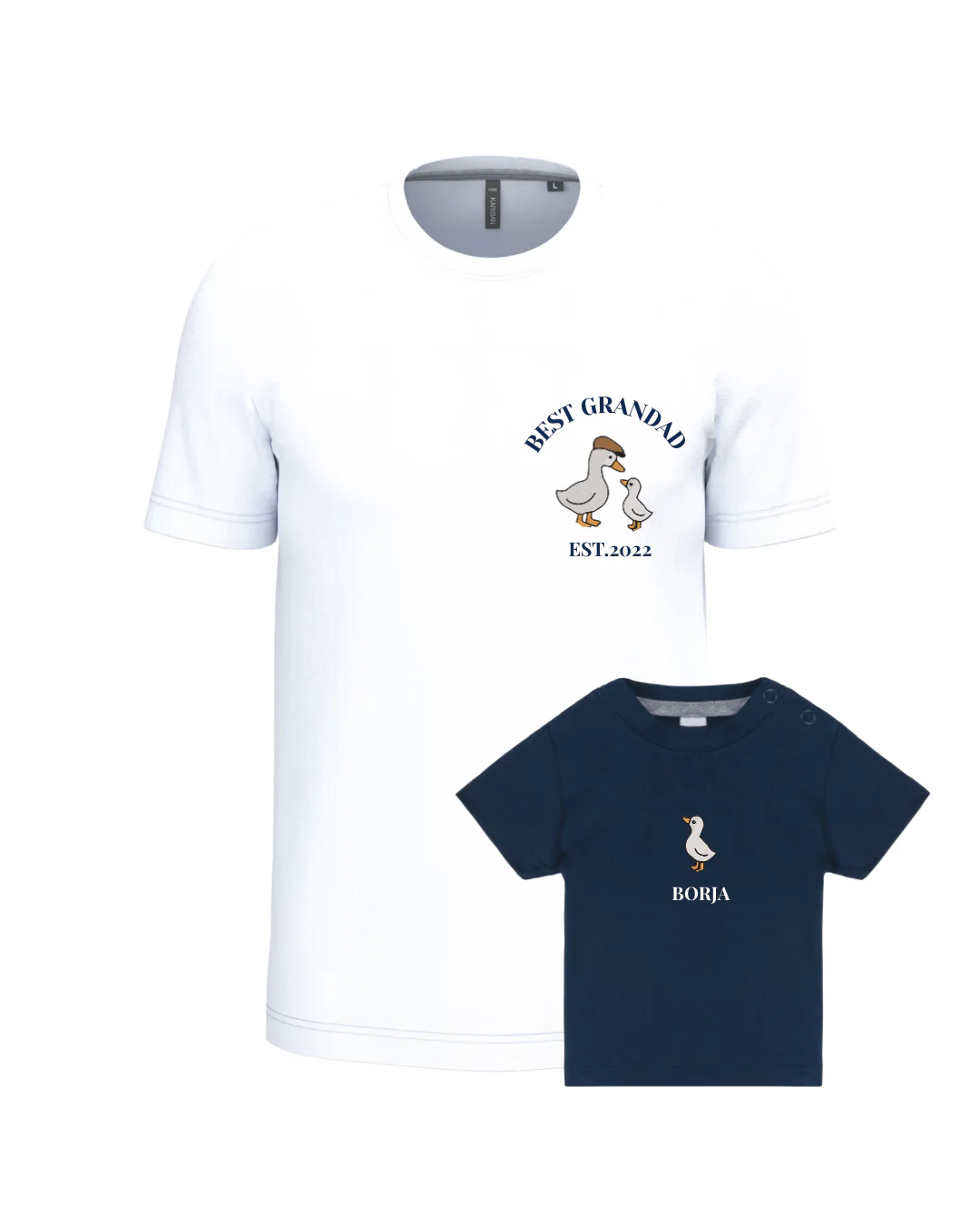 Pack camisetas personalizadas niño y adulto gansos - Image 3