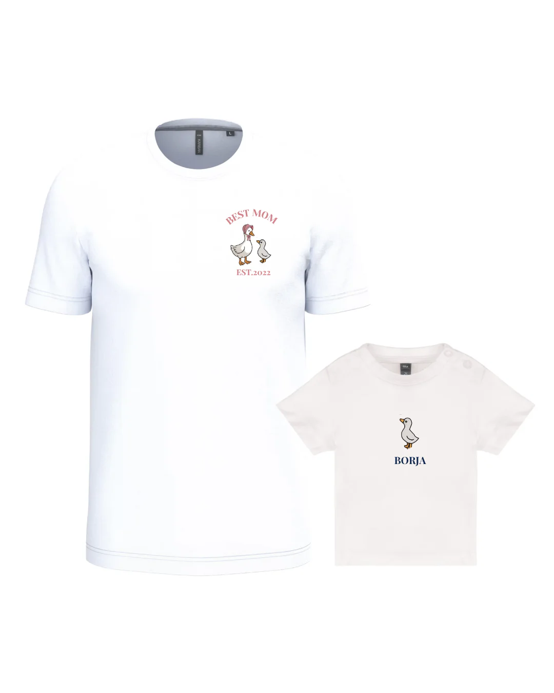 Pack camisetas personalizadas niño y mamá pato - Image 2