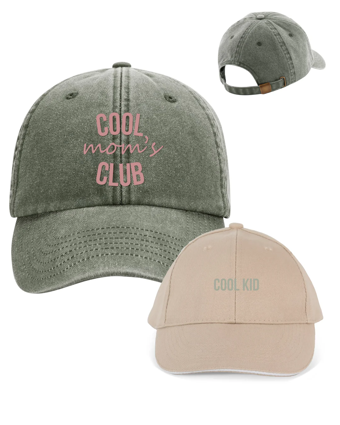 Pack gorras personalizadas Cool Mom's Club y Cool Kid - Image 5