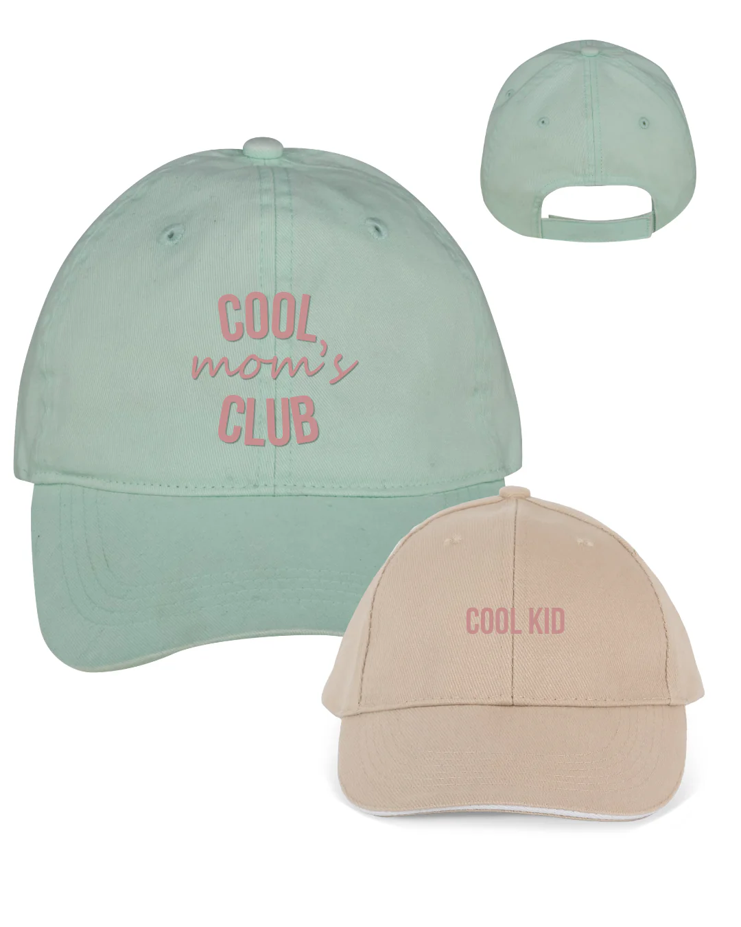 Pack gorras personalizadas Cool Mom's Club y Cool Kid - Image 6