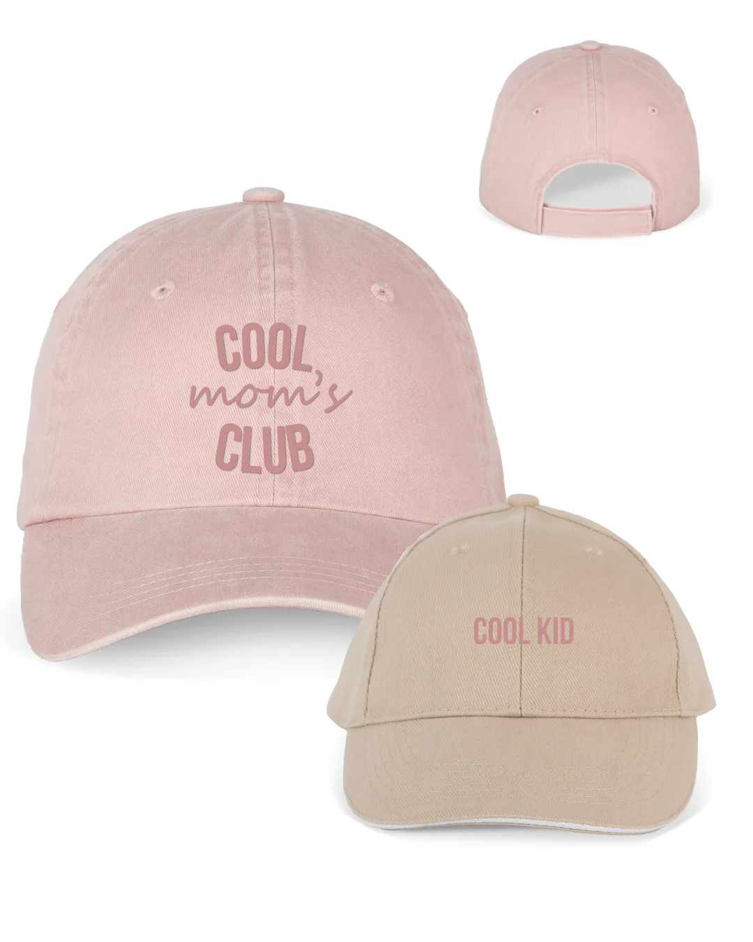 Pack gorras personalizadas Cool Mom's Club y Cool Kid - Image 7